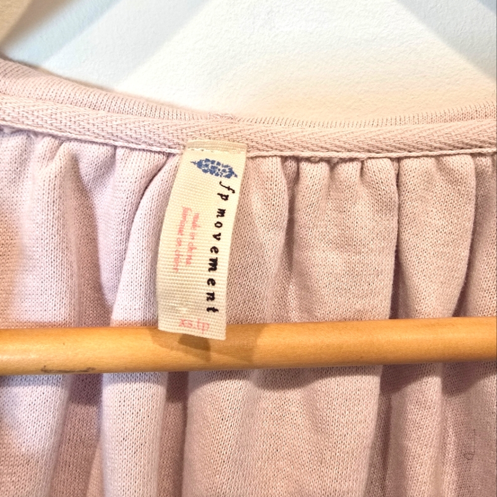 Free People Movement Heartbeat Hoodie, Pink, Size XS - Picture 6 of 8